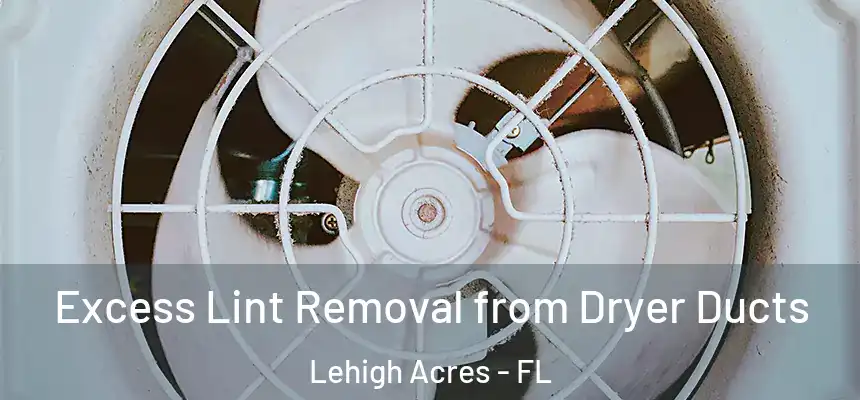 Excess Lint Removal from Dryer Ducts Lehigh Acres - FL